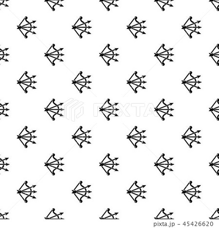 Bow and arrows equipment pattern vector seamless 45426620