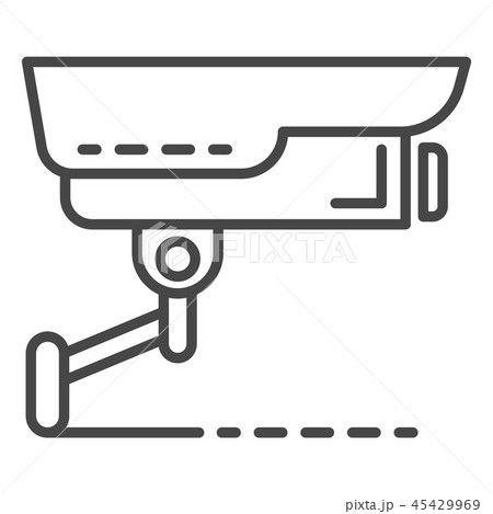 Security camera icon, outline style Security camera icon, outline style 45429969