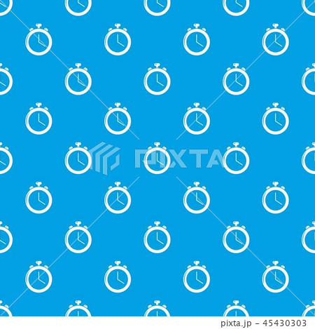Stopwatch pattern vector seamless blue Stopwatch pattern vector seamless blue 45430303