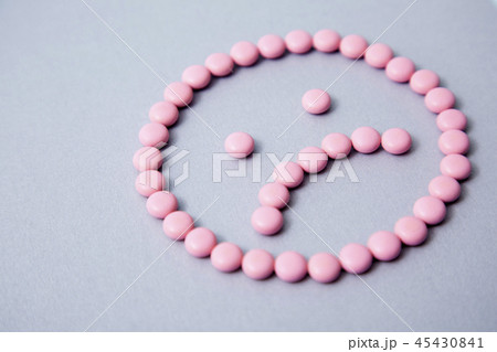 Health care items concept photo. Skin care, medical elements, pharmacy and drug capsule. 204 45430841