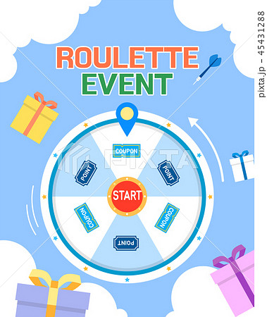 Shopping roulette event template design vector illustration 015 45431288
