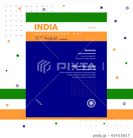 Happy India Dependence day template 45433657