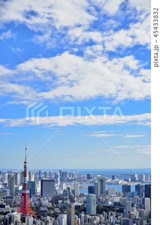 東京 都市風景 東京タワー 東京 都市風景 東京タワー 45433832