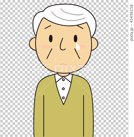 老人哭泣的爺爺 老人哭泣的爺爺 45436158