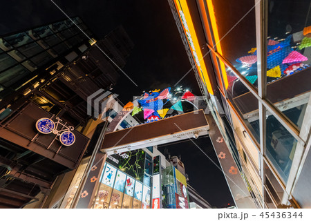 原宿 竹下通りの夜景 原宿 竹下通りの夜景 45436344