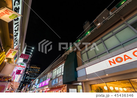 原宿 竹下通りの夜景 45436346