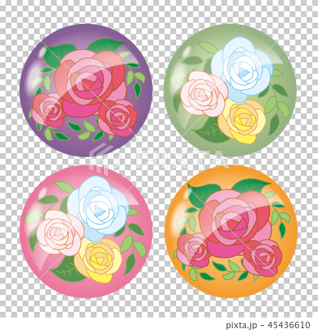 Rose flower · 3D icon set 45436610