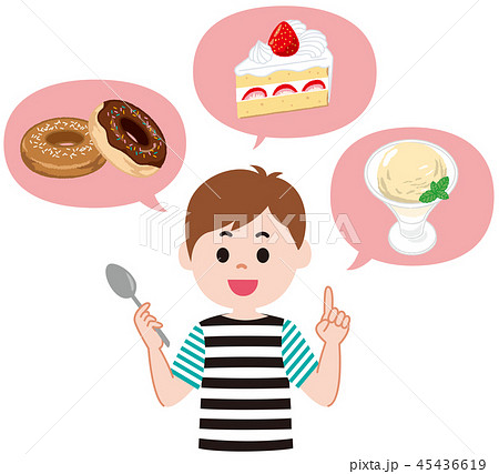 子供の好物　お菓子 45436619