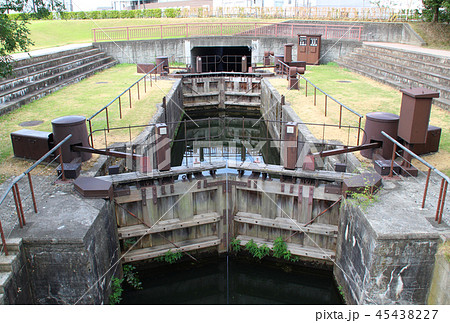 牛島閘門/富山県富山市木場町 45438227