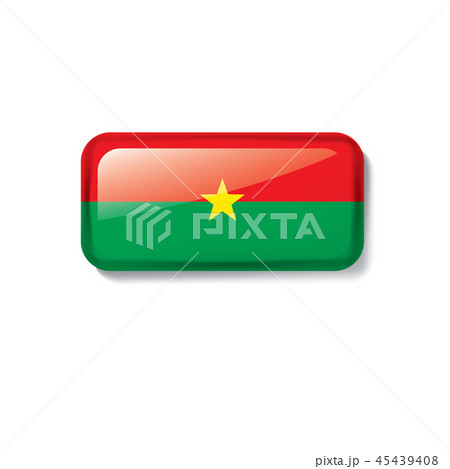 Burkina Faso flag, vector illustration on a white background Burkina Faso flag, vector illustration on a white background 45439408