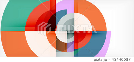 Circle abstract background, geometric modern design template Circle abstract background, geometric modern design template 45440087