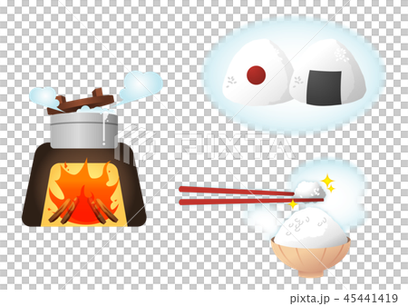 炊きたてご飯　おにぎり 45441419