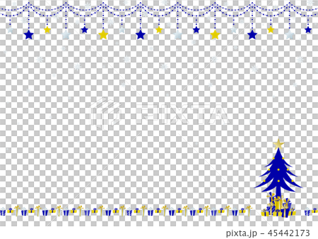 背景素材_クリスマス_blue1 背景素材_クリスマス_blue1 45442173
