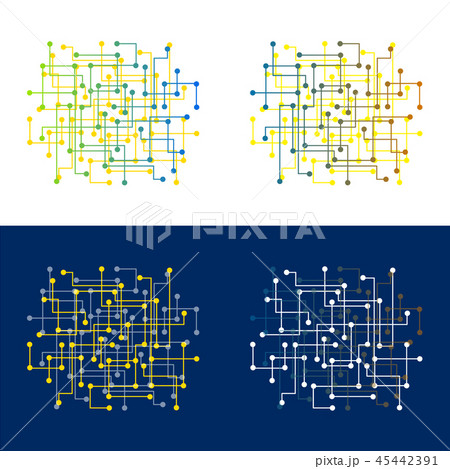 電子回路図 Electronic Circuits のイラスト素材