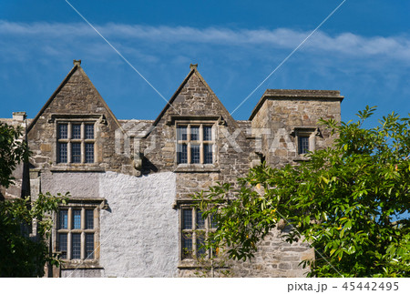 A facade with window of the Donegal Castle 45442495