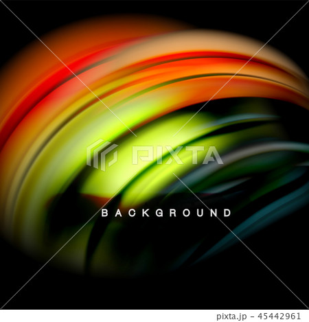 Background abstract - liquid color wave 45442961