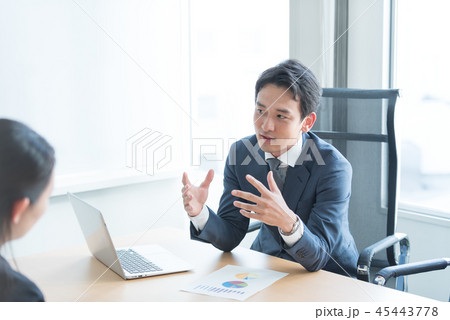会議　プレゼンテーション　企画 45443778