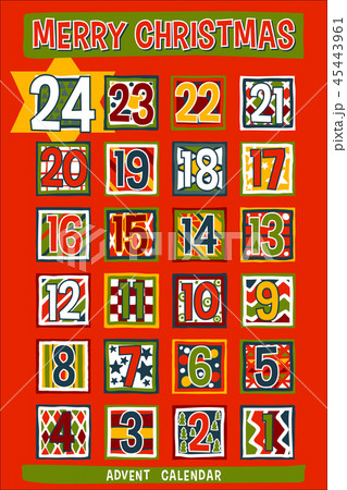 Cartoon Advent Calendar 45443961