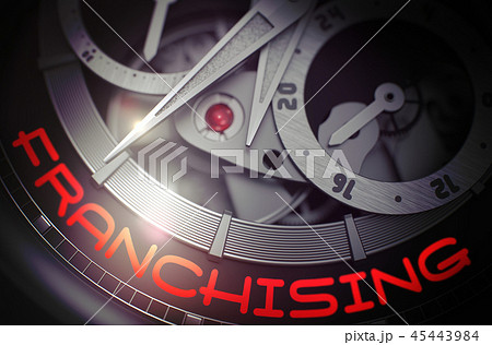 Franchising on the Fashion Pocket Watch Mechanism. 3D. 45443984