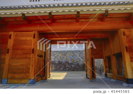 【山梨県】山梨県史跡・甲府城・山手門(舞鶴城・舞鶴公園) 【山梨県】山梨県史跡・甲府城・山手門(舞鶴城・舞鶴公園) 45445565