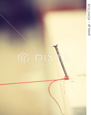 String net placed on spike nail 45447318