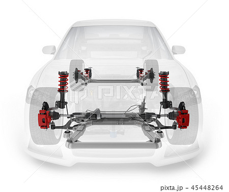 transparent car and suspension parts transparent car and suspension parts 45448264