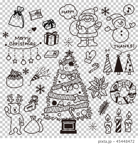 Christmas hand drawn illustration Christmas hand drawn illustration 45448472