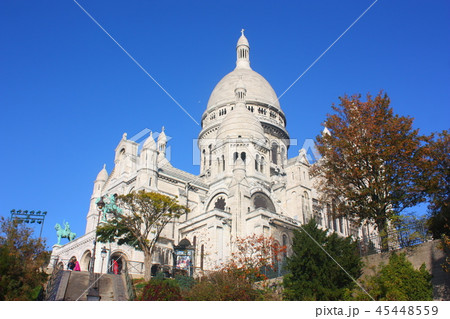 パリ モンマルトルのサクレ・クール聖堂 パリ モンマルトルのサクレ・クール聖堂 45448559