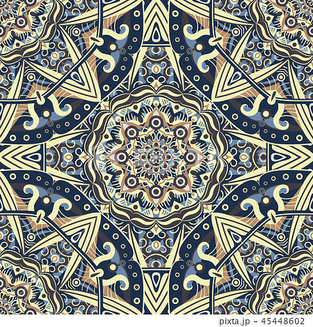 Islamic ornament vector , persian motiff . Round pattern elements a. 45448602