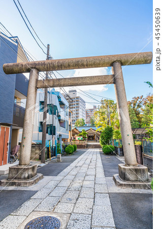 東京下町 品川・立会川周辺の街並み 45450639