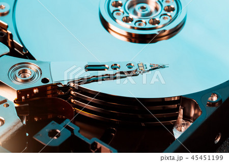 Disassembled hard drive from the computer, hdd wit 45451199