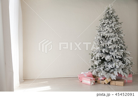 new year winter Christmas holidays Christmas tree background decor gifts 45452091
