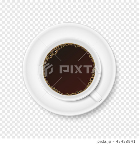 Vector cup of coffee on transparent background Vector cup of coffee on transparent background 45453941