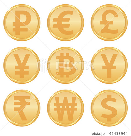 Currency icons set 45453944