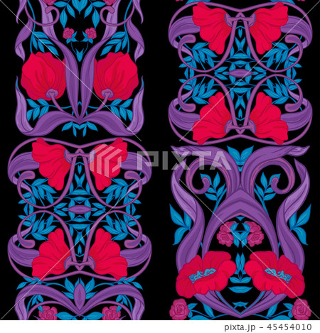 Seamless pattern, background with Floral pattern Seamless pattern, background with Floral pattern 45454010