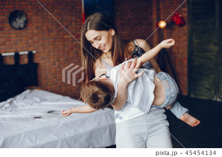 Mother with little son 45454134