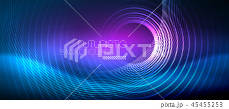 Neon glowing circles background 45455253
