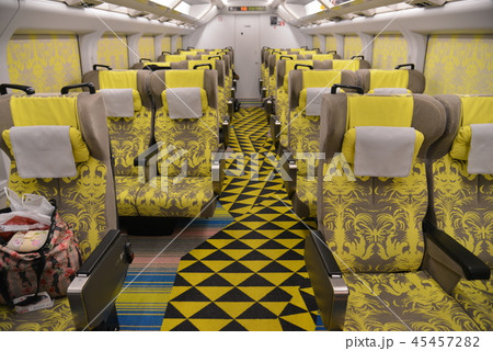 Car interior of GENBI SHINKANSEN 45457282