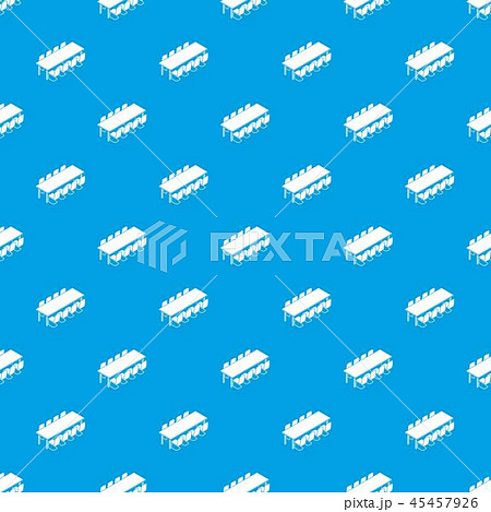 Long meet table pattern vector seamless blue Long meet table pattern vector seamless blue 45457926