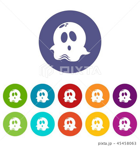 Ghost icon, simple black style Ghost icon, simple black style 45458063