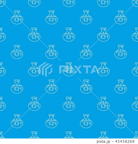 Chemical bug pattern vector seamless blue 45458269