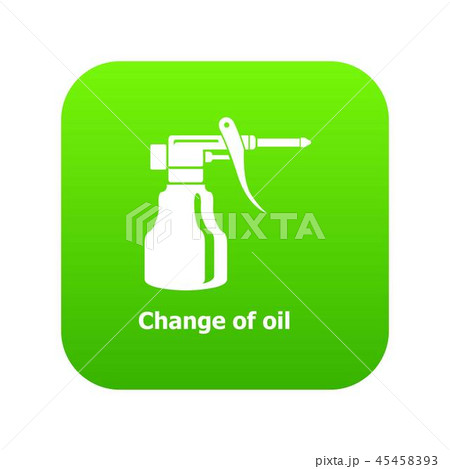 Change oil icon green vector Change oil icon green vector 45458393