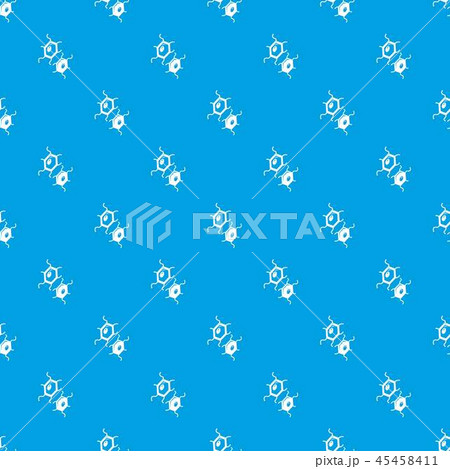Bird flu virus pattern vector seamless blue Bird flu virus pattern vector seamless blue 45458411