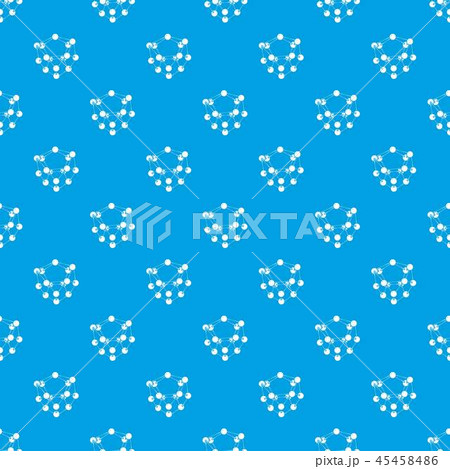Glucose pattern vector seamless blue 45458486