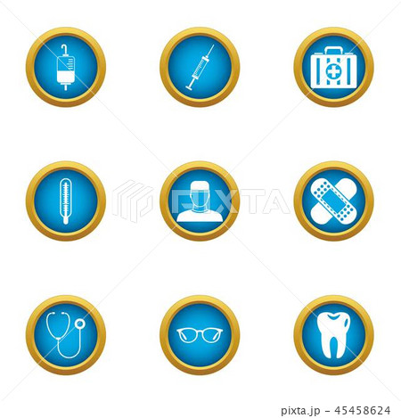 Elixir icons set, flat style Elixir icons set, flat style 45458624