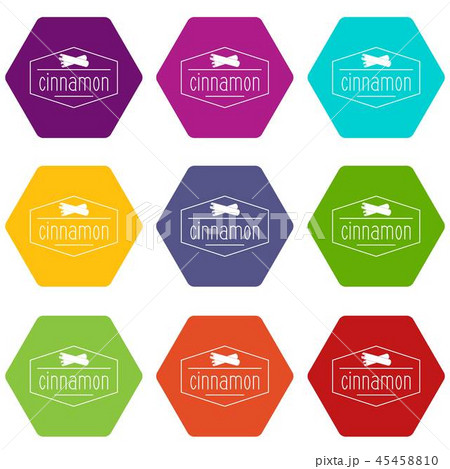 cinnamon icons set 9 vector 45458810
