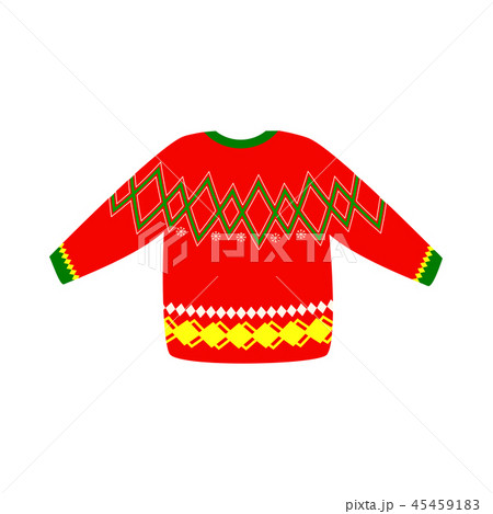 Ugly Christmas sweater icon 45459183