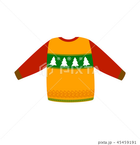 Ugly Christmas sweater icon 45459191