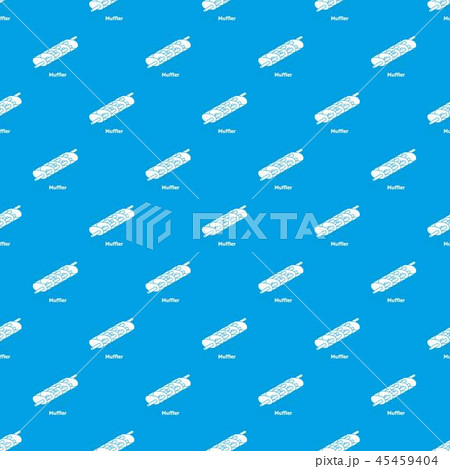 Muffler pattern vector seamless blue 45459404