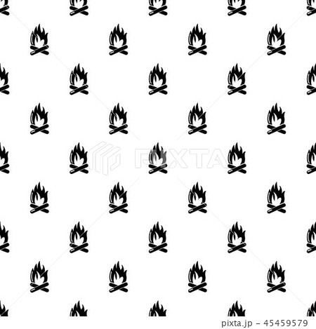 Campfire pattern vector seamless Campfire pattern vector seamless 45459579